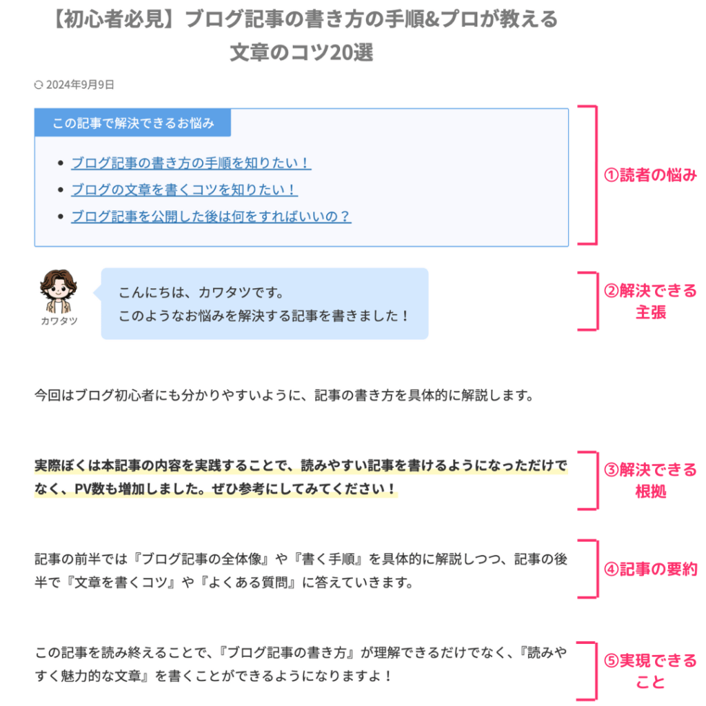 本記事の書き出し