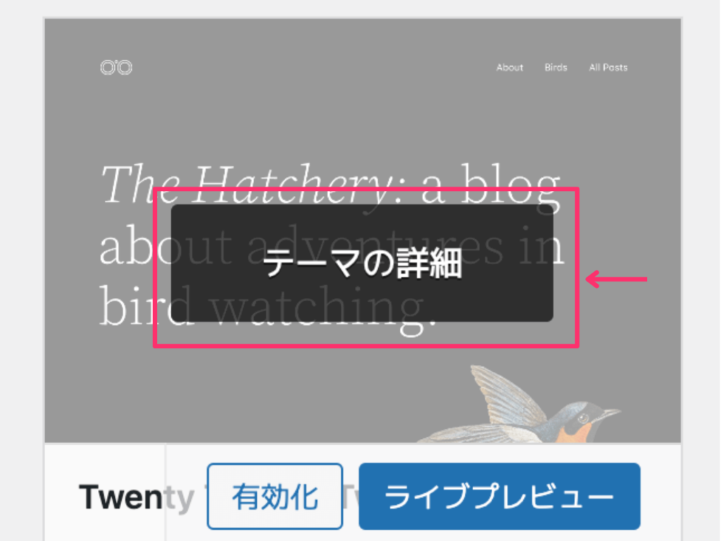 テーマの詳細
